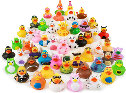 XY-WQ Paquete de 50 patos de goma para Jeeps Ducking, pato flotante...