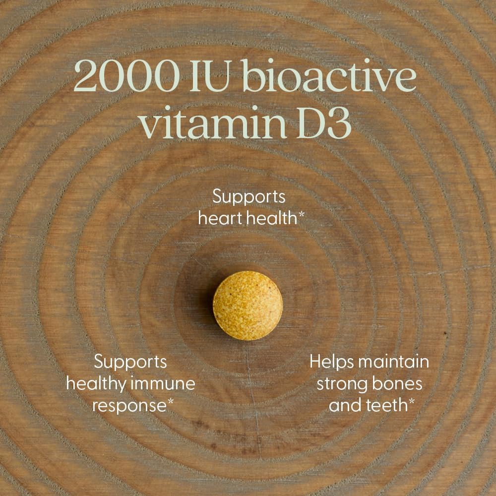 New Chapter Vitamina D3, vitamina D3 fermentada 2,000 UI, orgánica,...