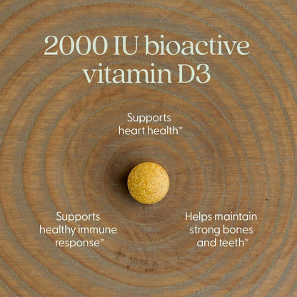New Chapter Vitamina D3 fermentada de 2,000 UI, orgánica, un diario...