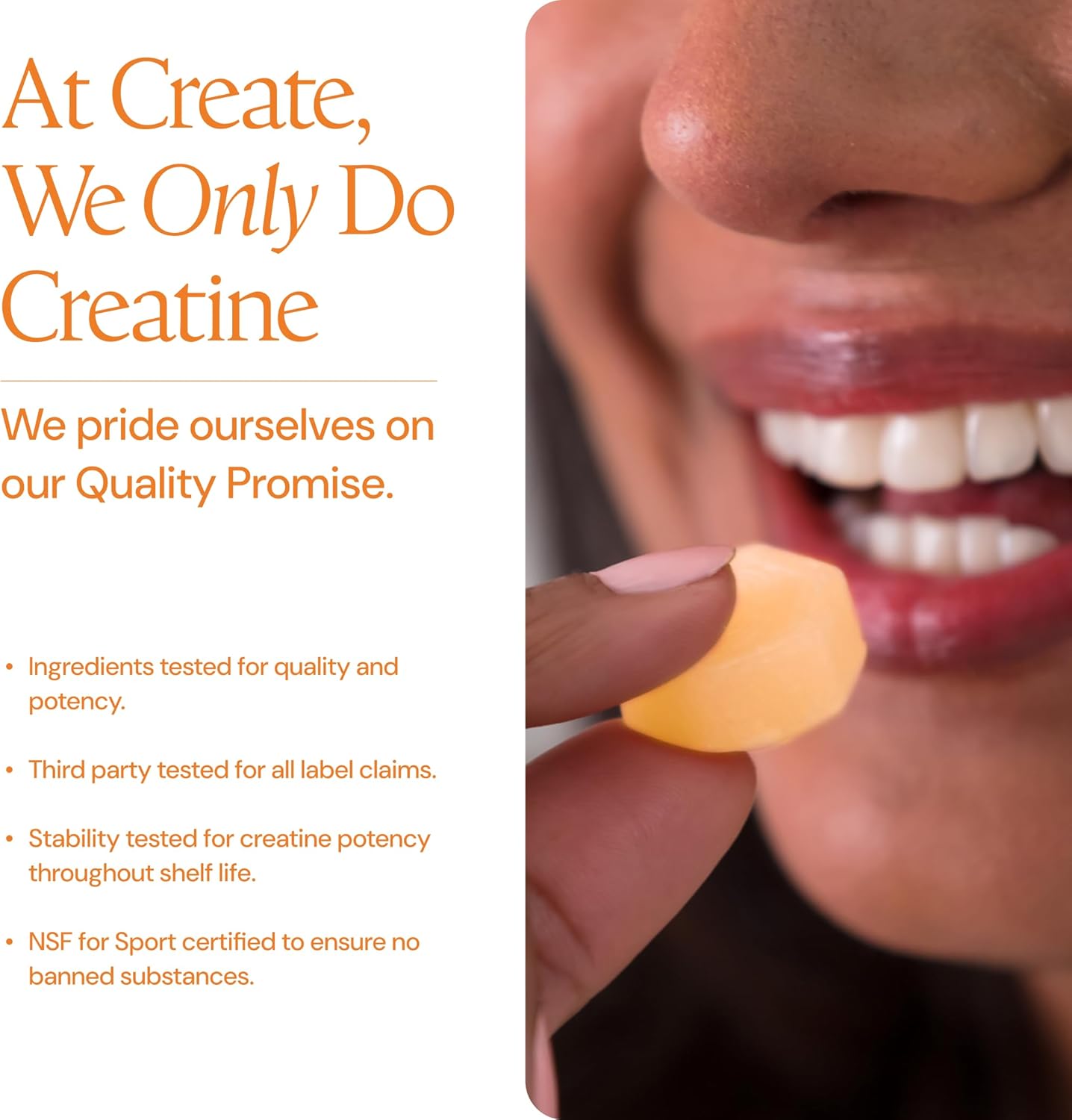 Create Gomitas de Monohidrato de Creatina para Hombres y Mujeres, M...