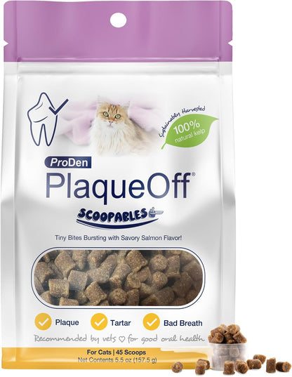 ProDen PlaqueOff Scoopables: Bocadillos dentales con sabor a salmón...