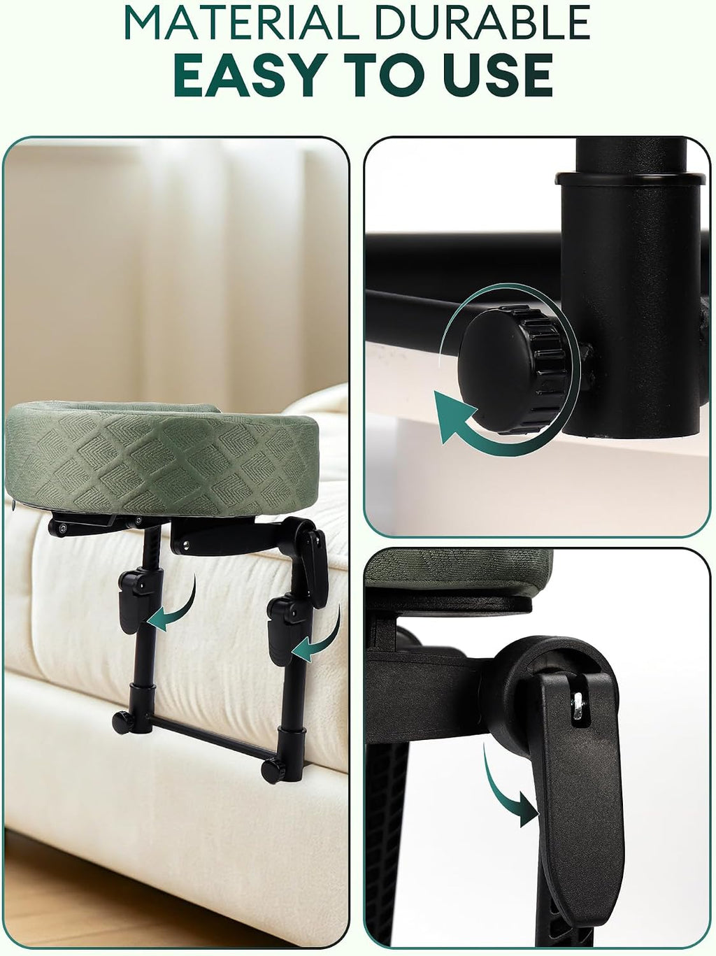 LIARTY Reposacabezas de masaje para cama, base facial debajo del co...
