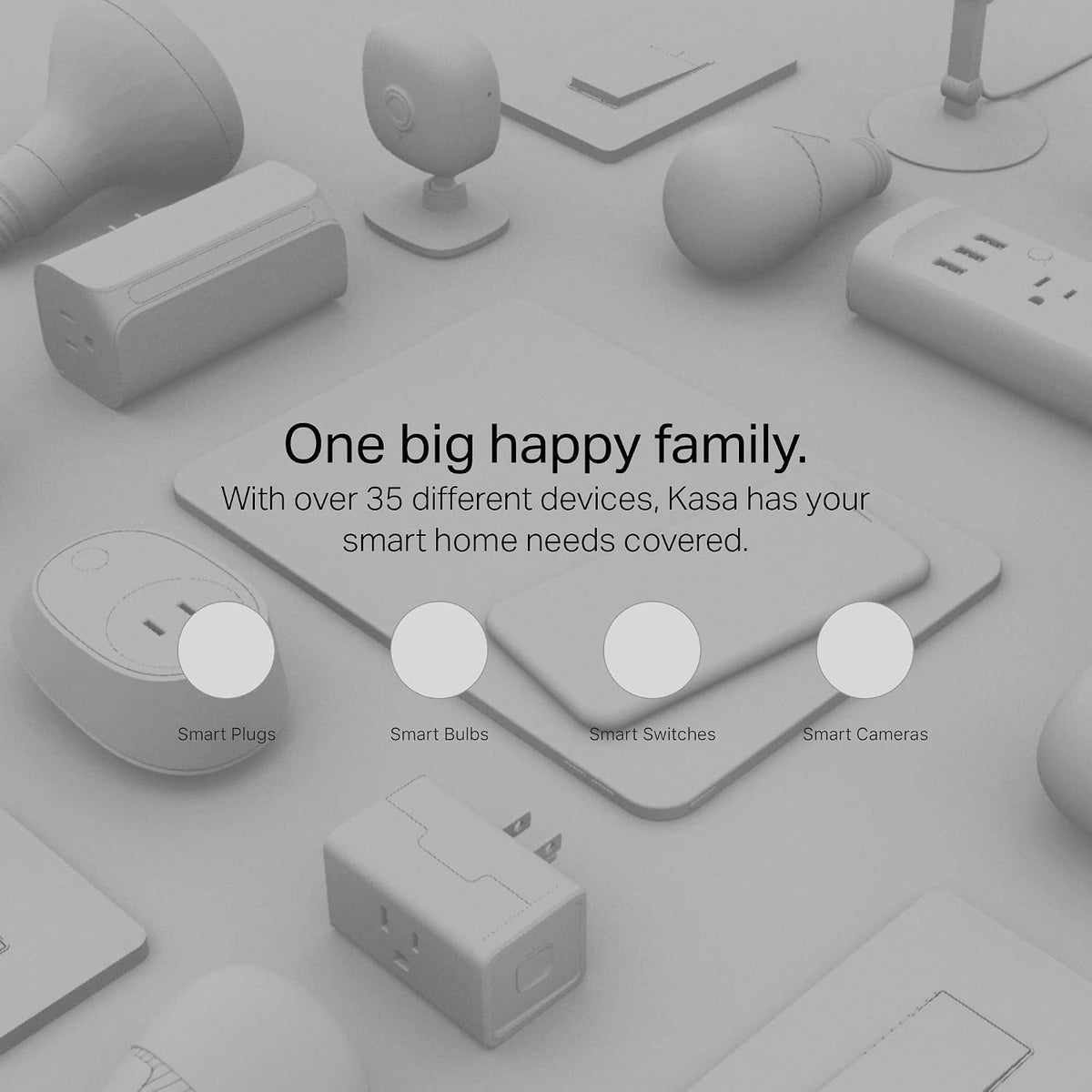 Kasa Smart Enchufe HS103P4, toma Wi-Fi para el hogar inteligente fu...