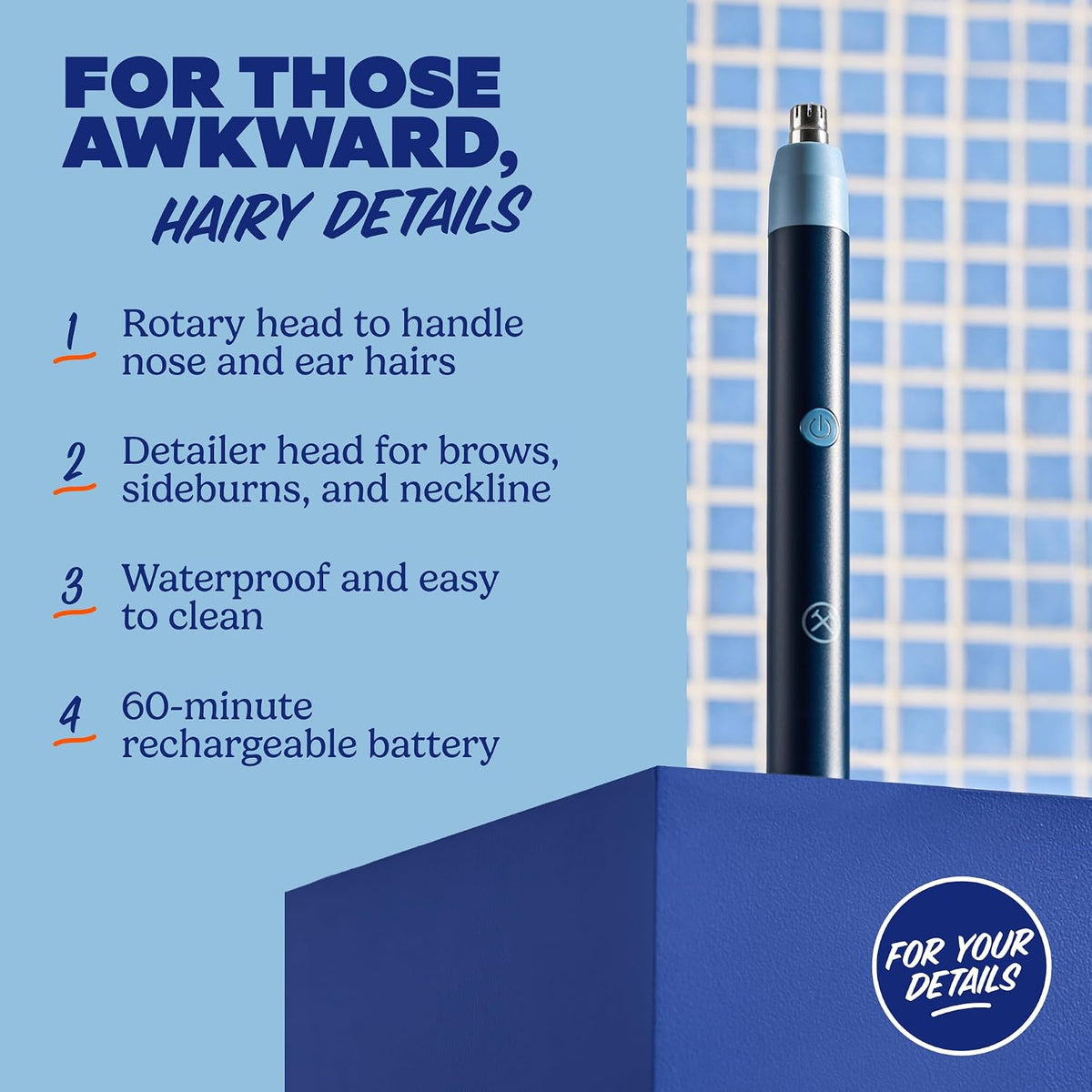 Dollar Shave Club - Recortadora para tus detalles: recortadora de p...