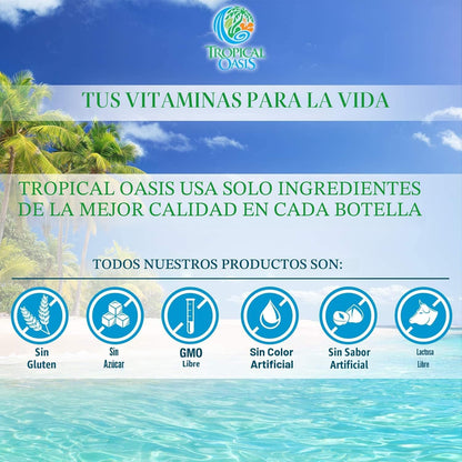 Mega Premium Multivitamínico líquido | Vitamina natural de apoyo in...