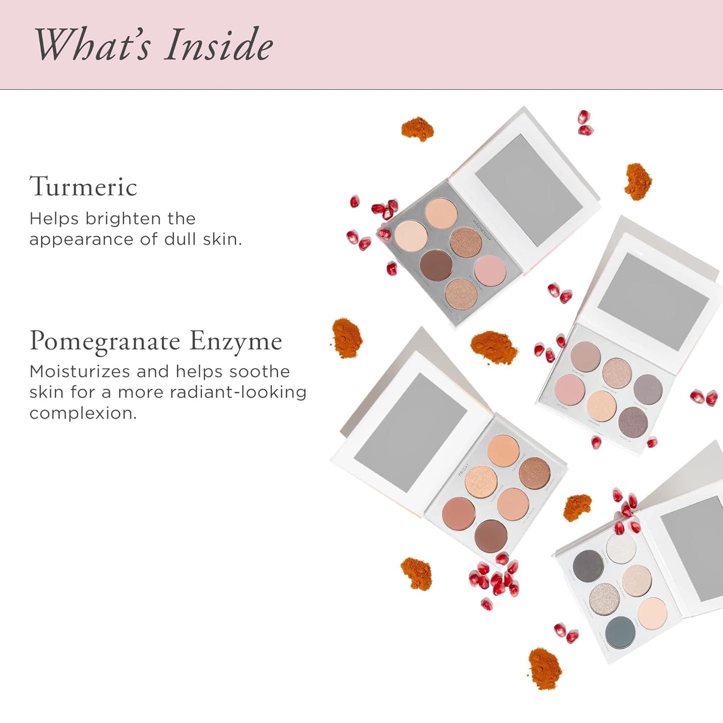 PÜR MINERALS On Point - Paleta de sombras para ojos, tonos mate, br...