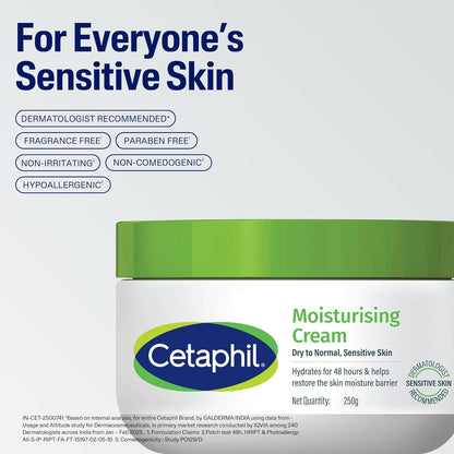 Cetaphil - Crema hidratante para cara y cuerpo, crema hidratante pa...