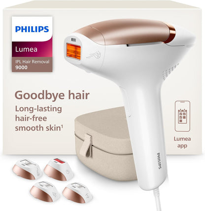 Philips Lumea 9000 Series - Dispositivo de depilación IPL, reducció...