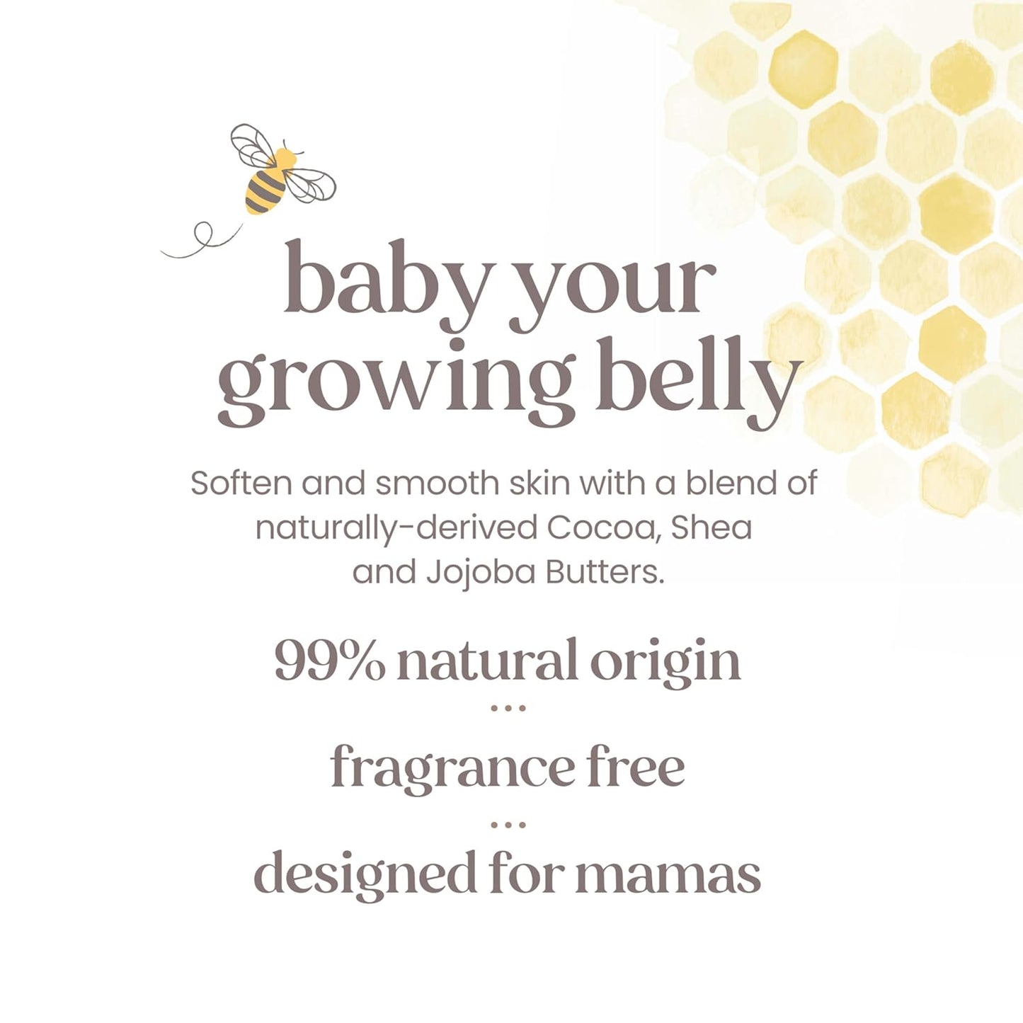 Crema Burt's Bees Mama Belly para el cuidado de la piel, loción...