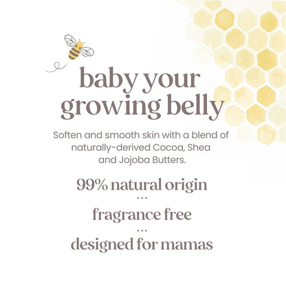 Crema Burt's Bees Mama Belly para el cuidado de la piel, loción...