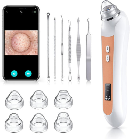Aspiradora facial para eliminar puntos negros, removedor de puntos...