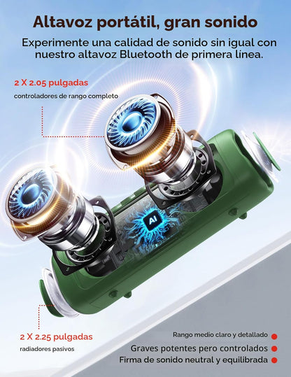 BolaButty Altavoz Bluetooth con sonido HD, inalámbrico portátil, IP...