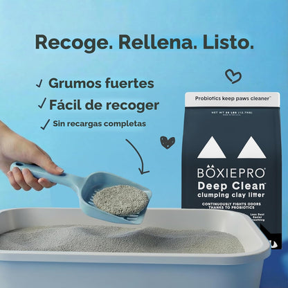Boxie Arena Probiótica para Gatos, Control de Olores de 40 Días, Ar...