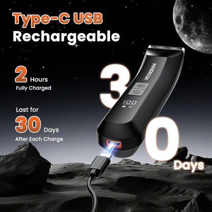 MAXGROOM Manscape - Recortadora de pelo corporal y púbico 3 en 1 pa...