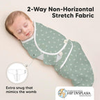 KeaBabies - Paquete de 3 mantas orgánicas para dormir para bebé, pa...