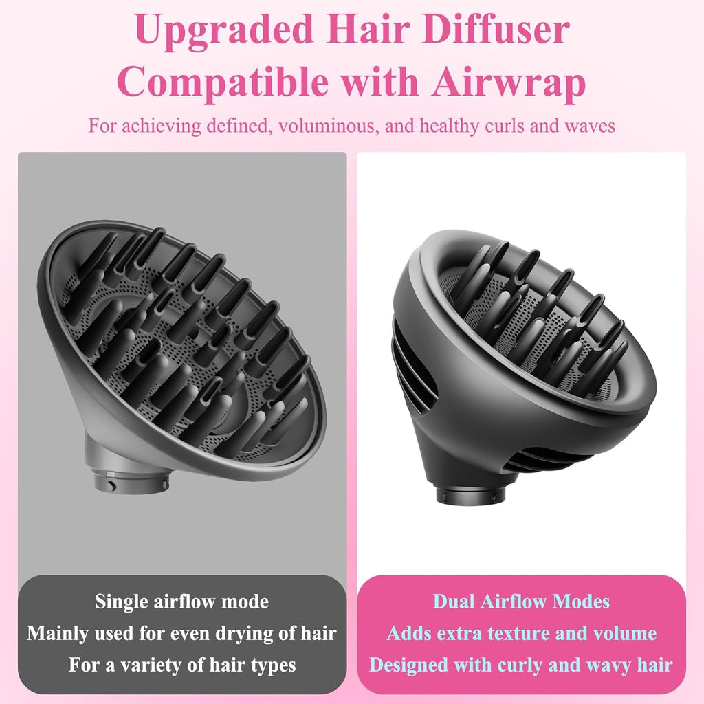 ZEPHBLOW Difusor de rizos ondulados para Dyson Airwrap, modos de cú...