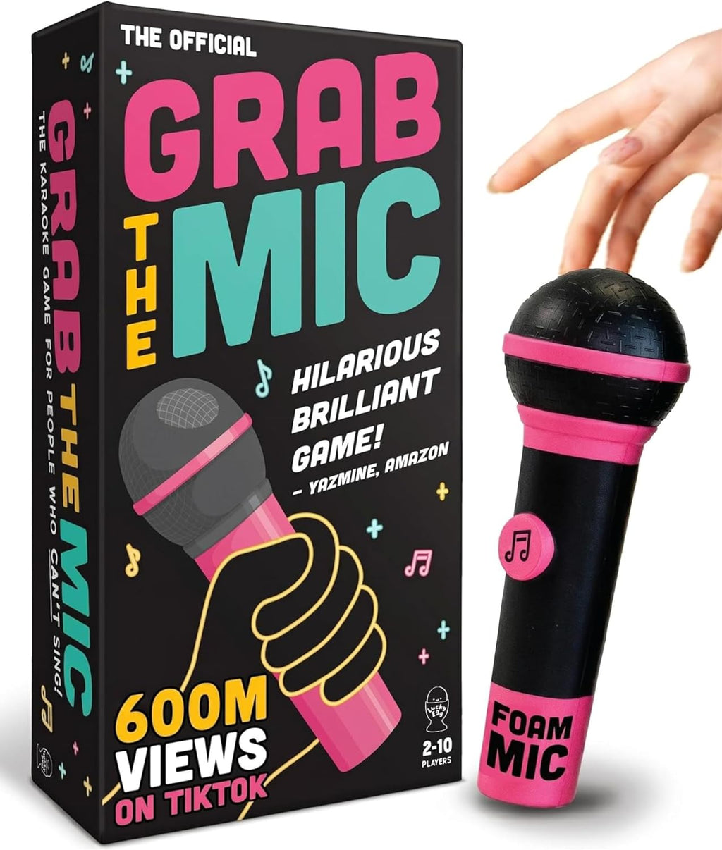 Agarra el micrófono, Juego de Karaoke con Microfono de Espuma para...
