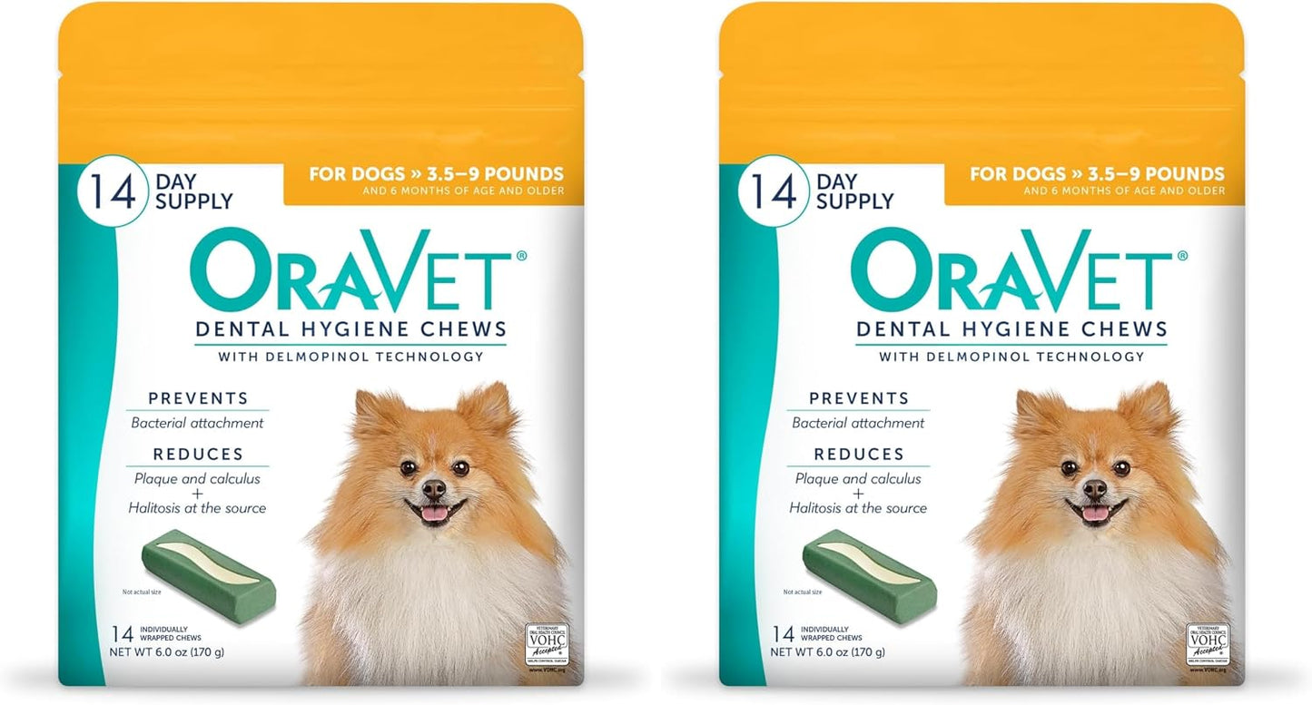 OraVet Masticables dentales para perros, cuidado bucal e higiene ma...