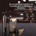 Ufree Maquinilla de afeitar eléctrica para hombres, recortadora de...