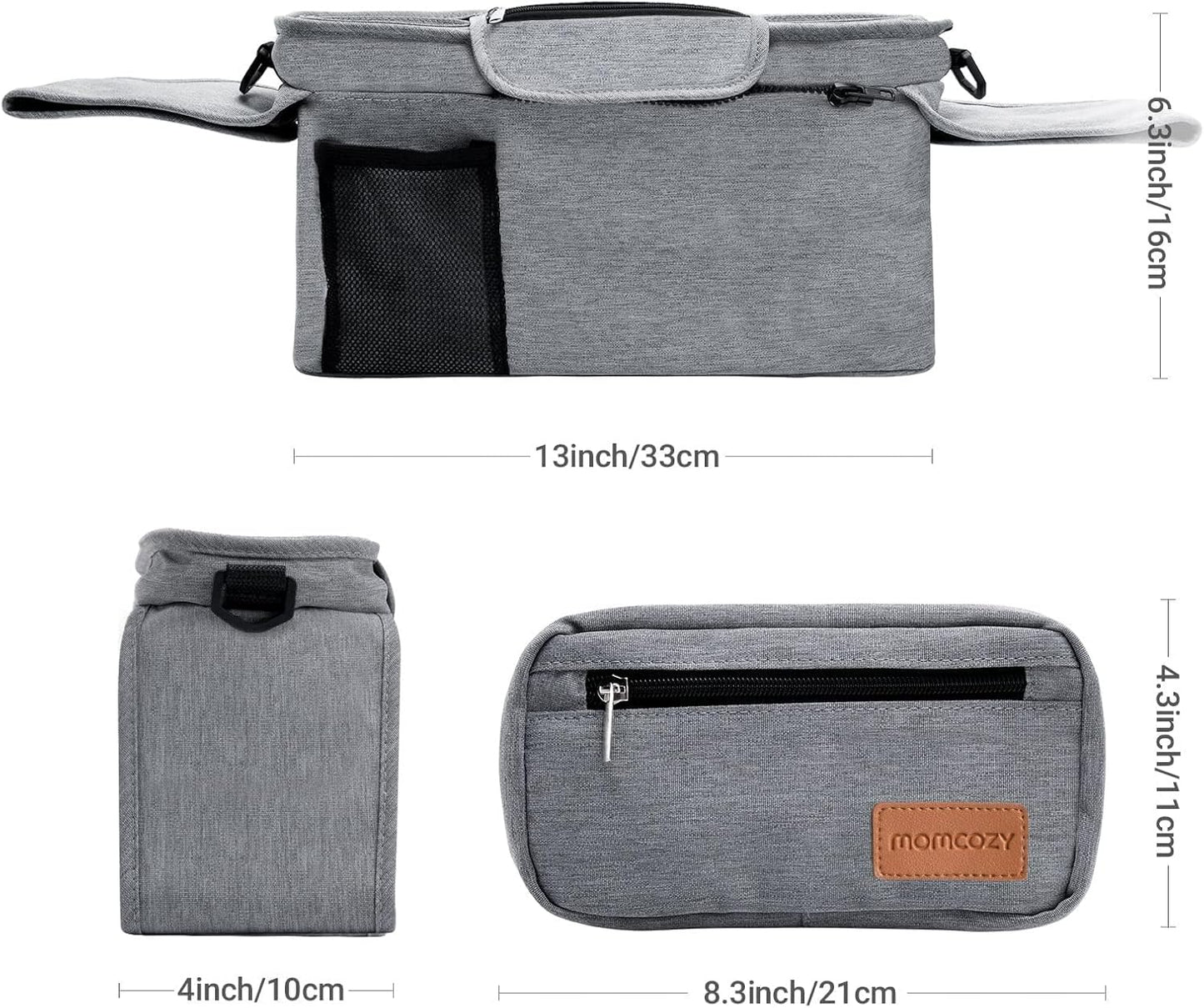 Momcozy Organizador Universal para Cochecito con Portavasos Aislado...