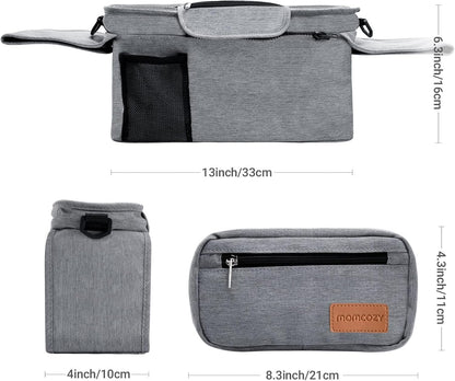 Momcozy Organizador Universal para Cochecito con Portavasos Aislado...