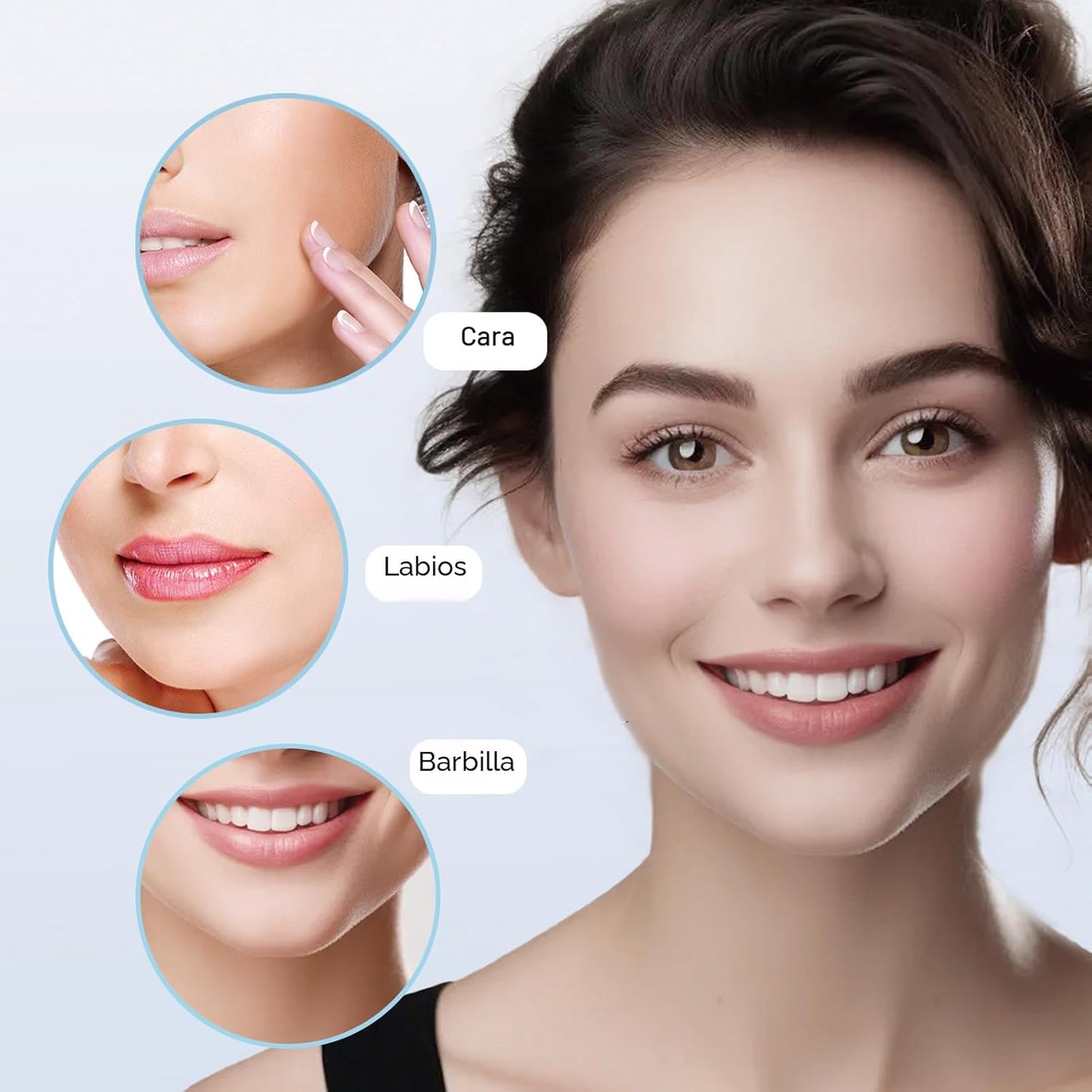 innobeaut Depilación facial para mujeres, removedor de vello facial...