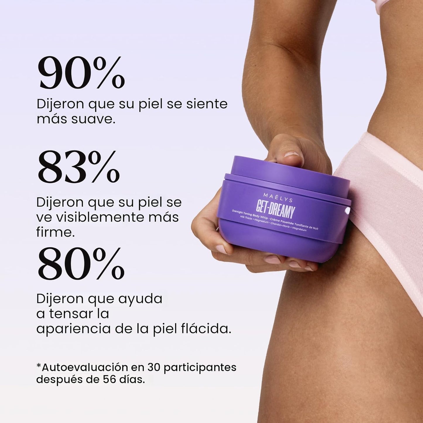 MAËLYS GET-DREAMY Overnight Toning Whip - Crema para la celulitis y...