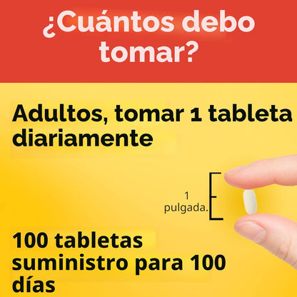 Nature Made Vitamina C 500 mg, suplemento dietético para apoyo inmu...
