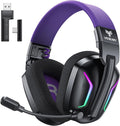 WESEARY Wireless Gaming Headset for PC, Laptop, Mac &amp; Switch, D...