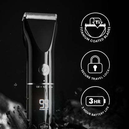 Beard Club - Kit de aseo para hombre y recortadora de barba para ho...
