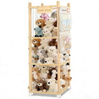 BENCHRY Almacenamiento de animales de peluche para niños, almacenam...