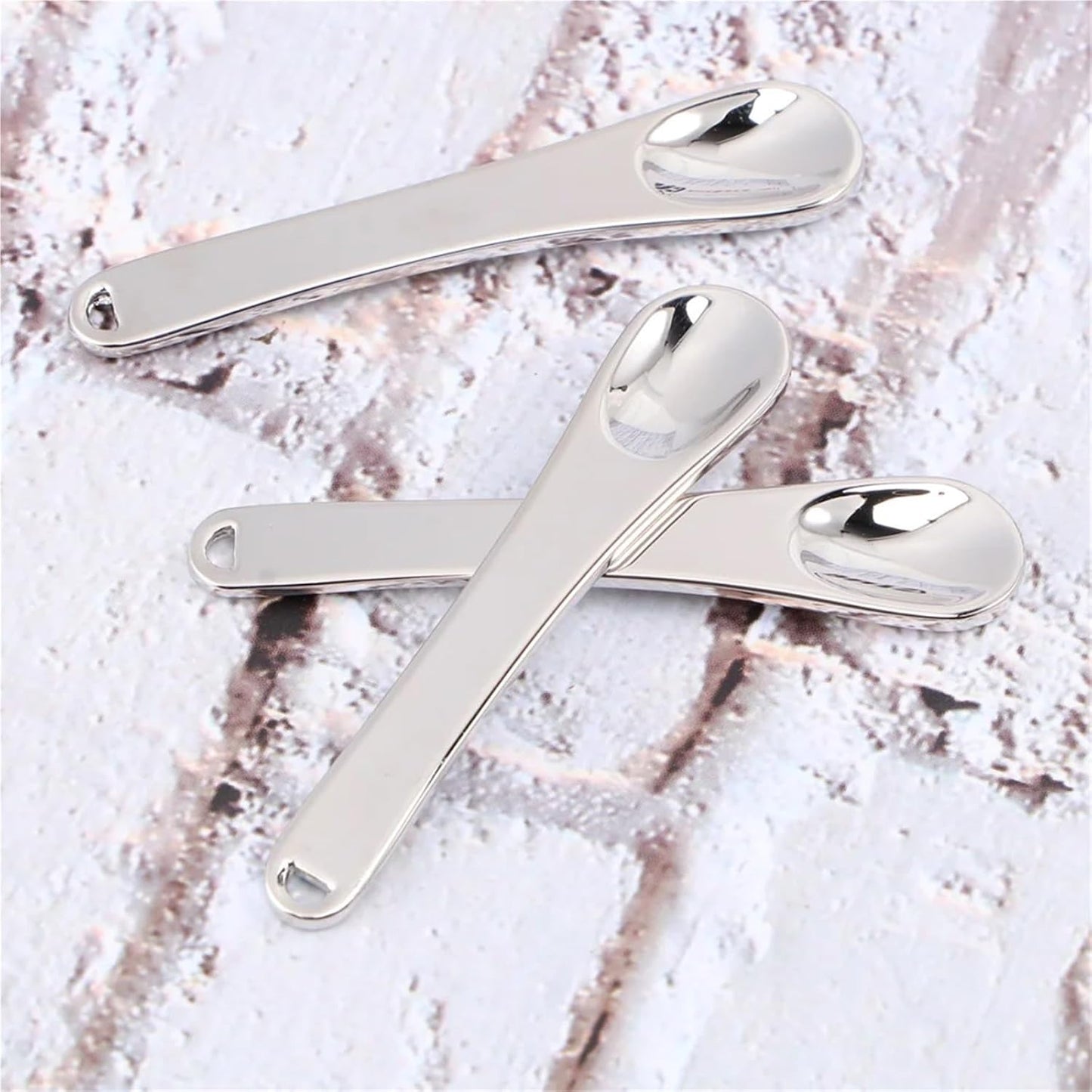 Lotion Spatula 15 Pcs Mini Makeup Spoon Premium Metal Spatula Beaut...