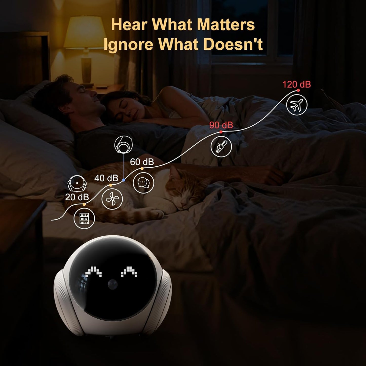 XZI Cámara robot móvil para interiores, seguridad familiar para gat...