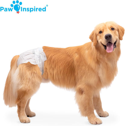 Paw Inspired 20 unidades de pañales desechables para perros | Pañal...