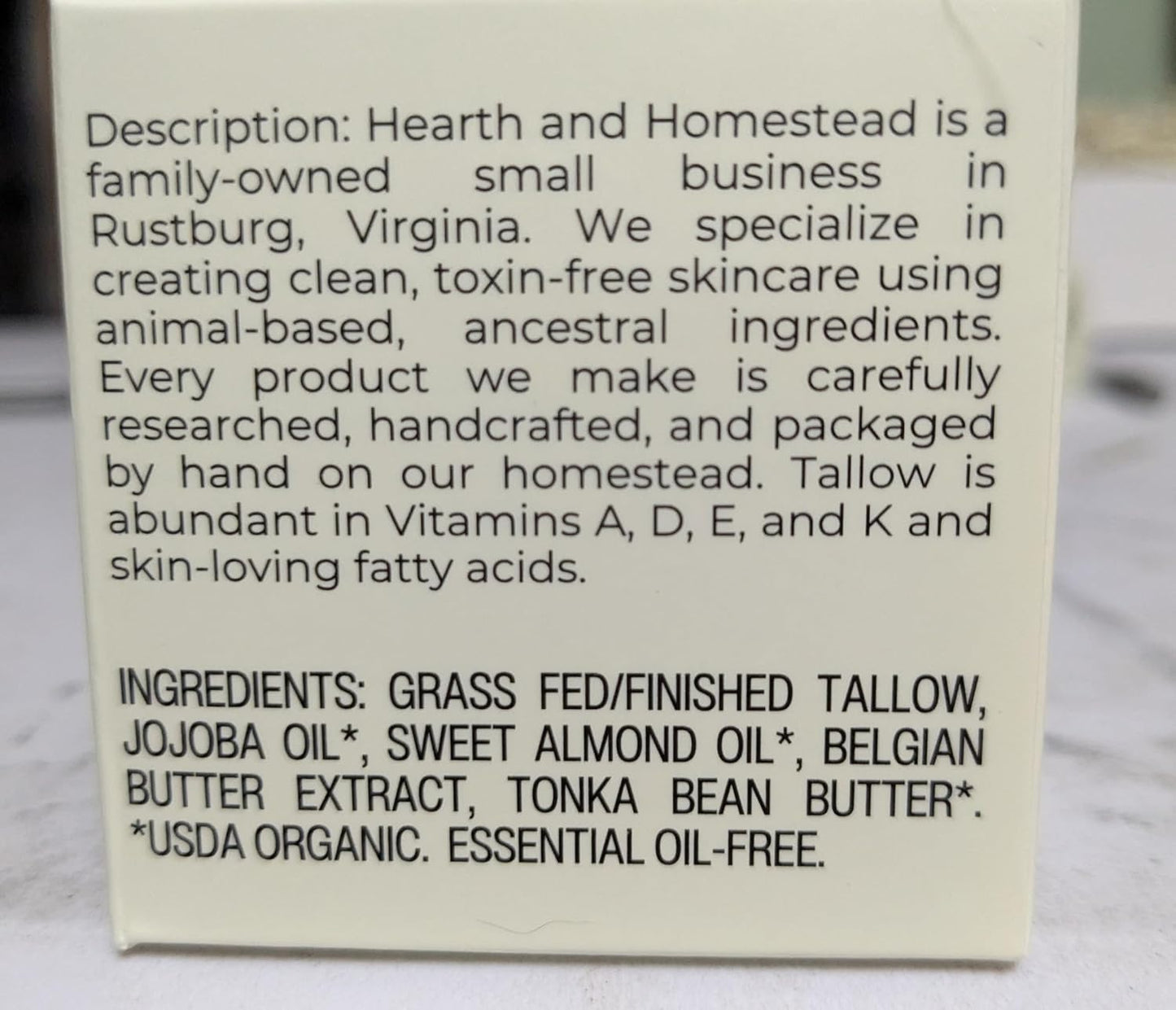 Hearth and Homestead: Bálsamo de Tallow Batido Hecho a Mano (Manteq...