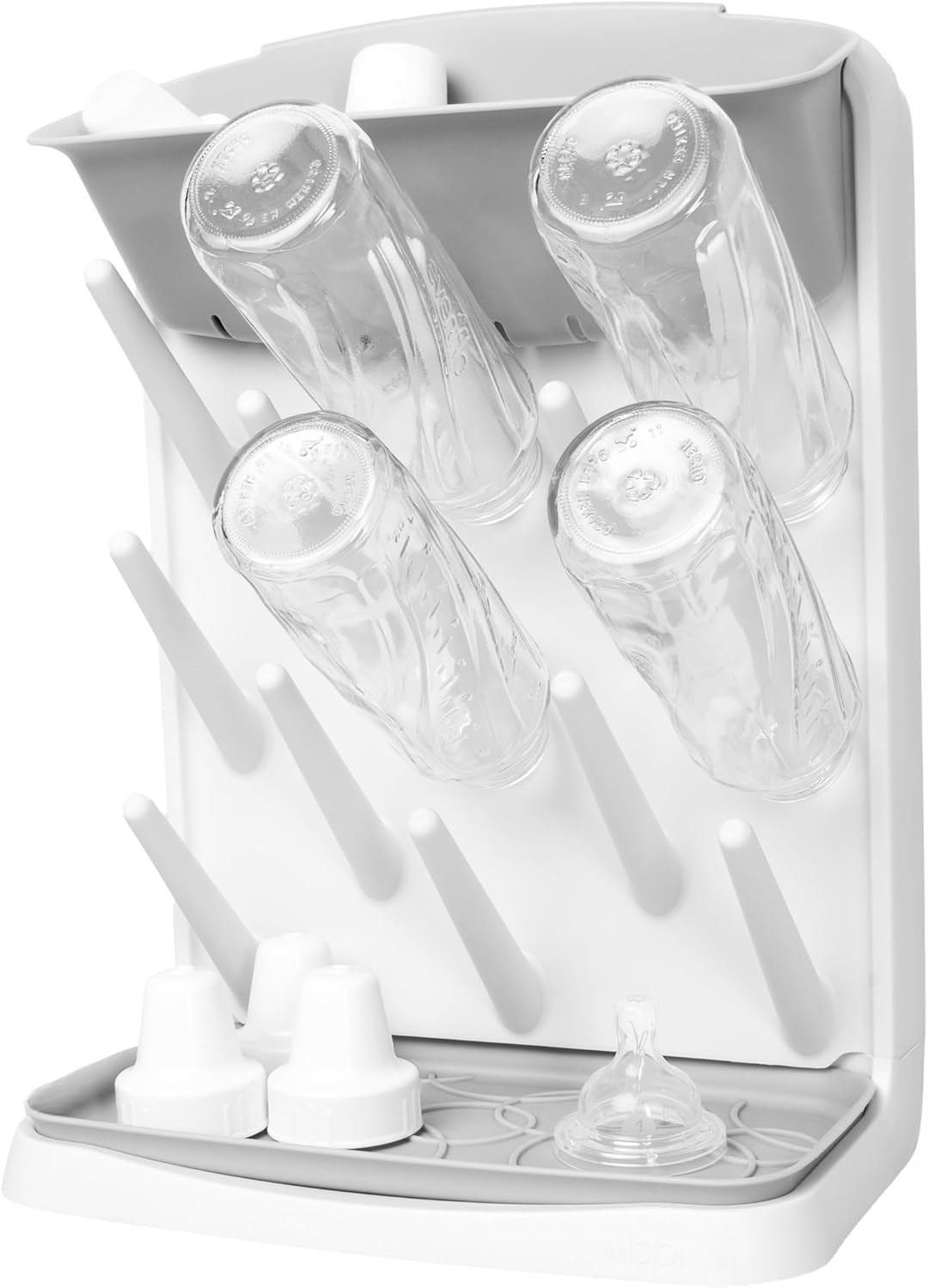 Ubbi Estante de secado vertical para biberones, organizador de seca...