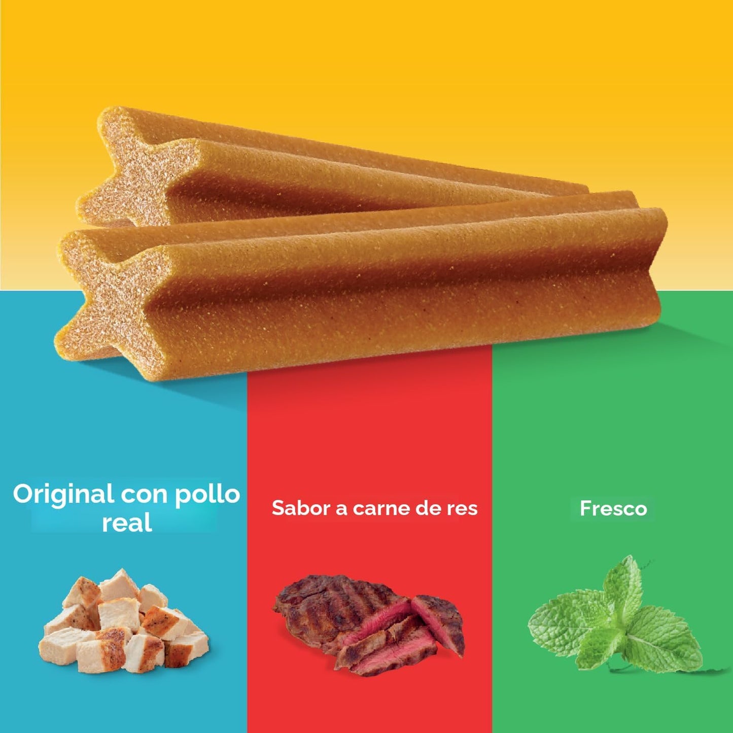 Pedigree Dentastix Golosinas para Perros de Raza Grande, Original,...