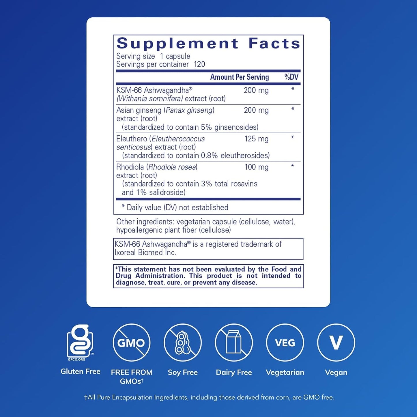 Pure Encapsulations Energy Xtra | Fórmula adaptógena para la resist...