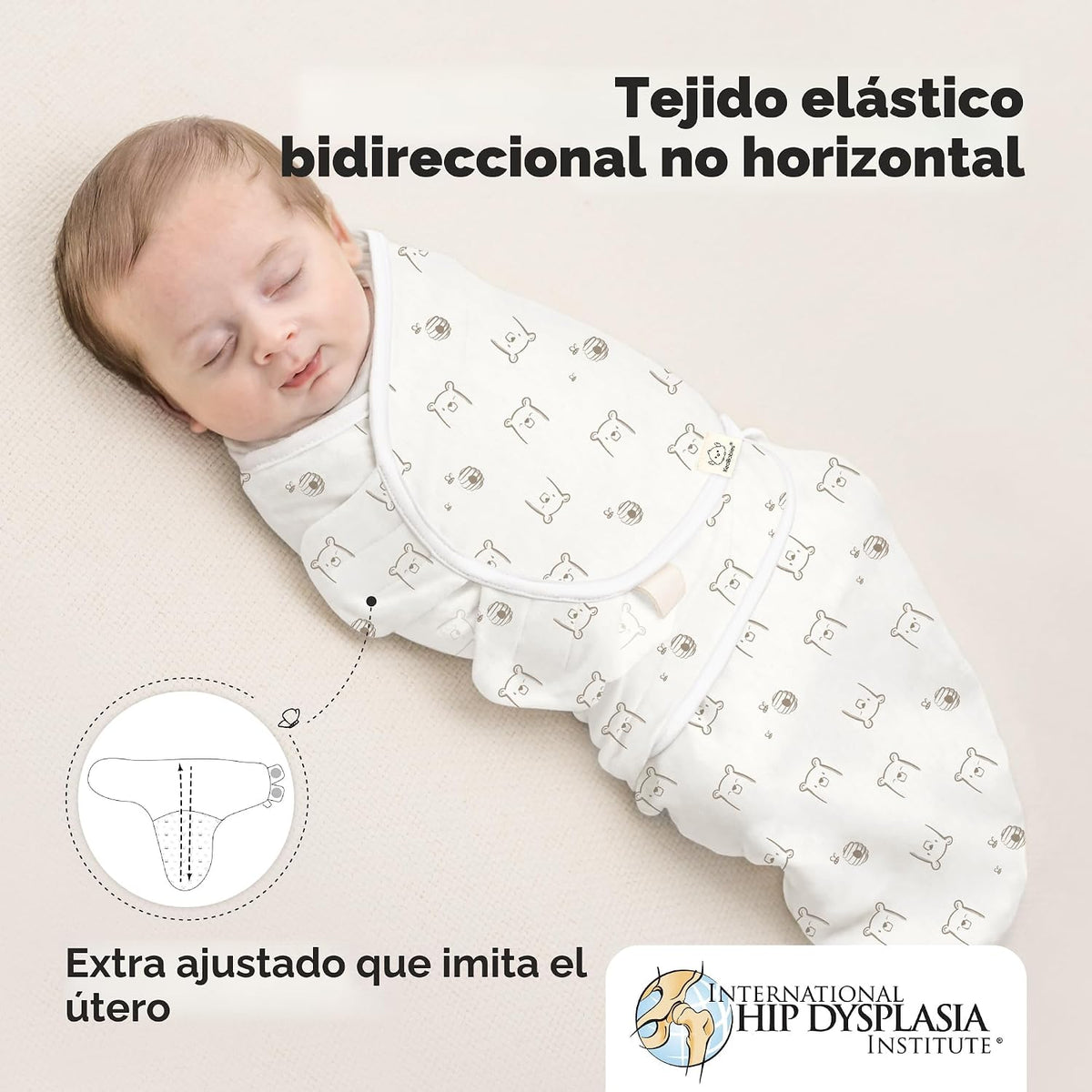 Paquete de 3 mantas orgánicas para dormir para bebé, para recién na...
