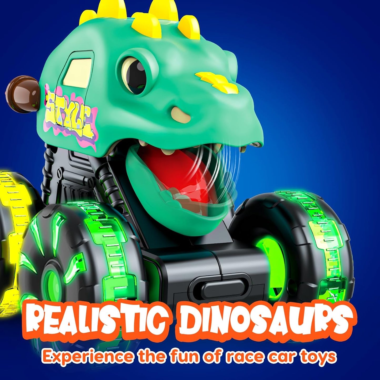 Juguetes de Camiones Monstruo y Autos de Dinosaurio para Niños Pequeños de 1 a 3, Autos a Presión y Camiones de Juguetes para Niños de 1, 2, 3, 4, 5 Años, Regalo para Niños y Niñas, Autos de
