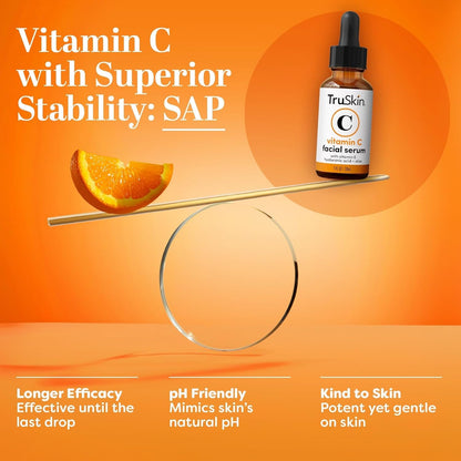 TruSkin - Suero facial con vitamina C, suero facial antienvejecimie...