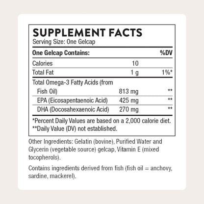 THORNE - Súper EPA - Suplemento de ácidos grasos omega-3 EPA 425mg...