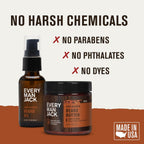 Every Man Jack Aceite hidratante para barba y mantequilla para homb...