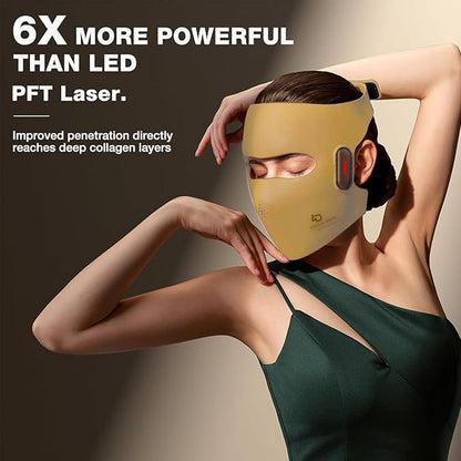 JOVS Máscara de terapia de luz láser 4D (dorado)