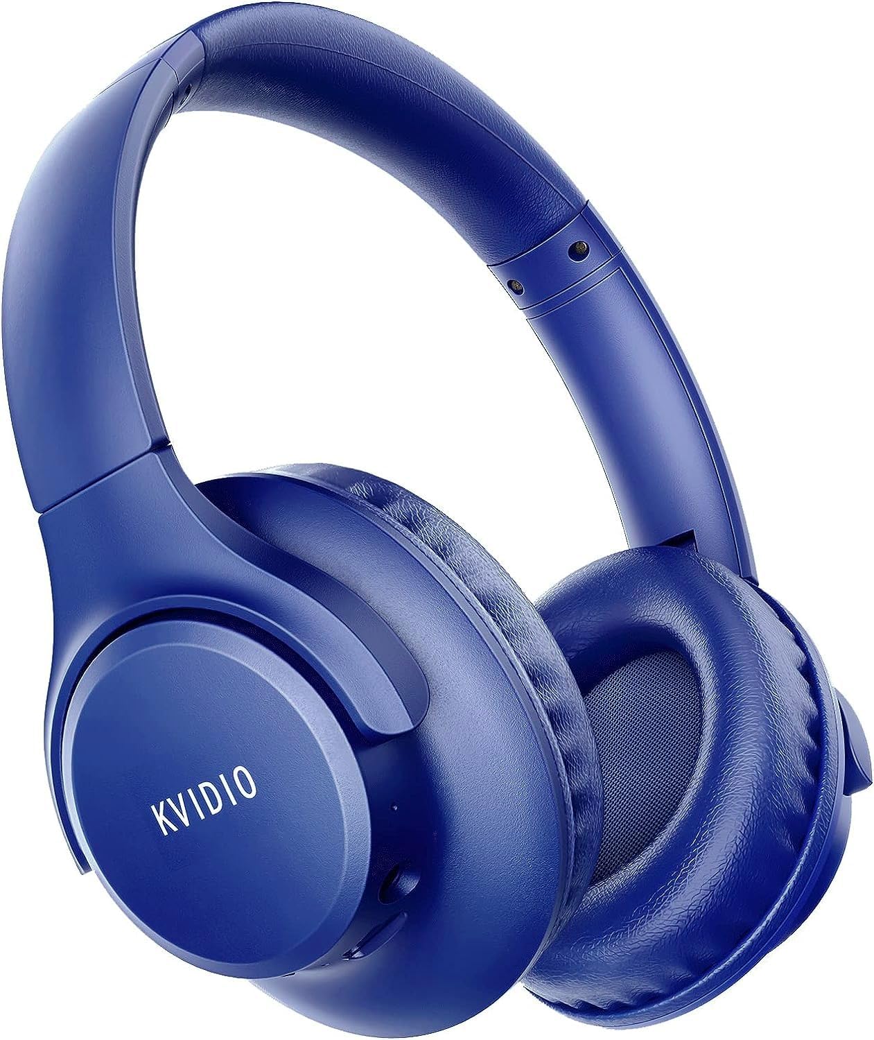 KVIDIO Auriculares Bluetooth sobre la oreja, 65 horas de reproducci...