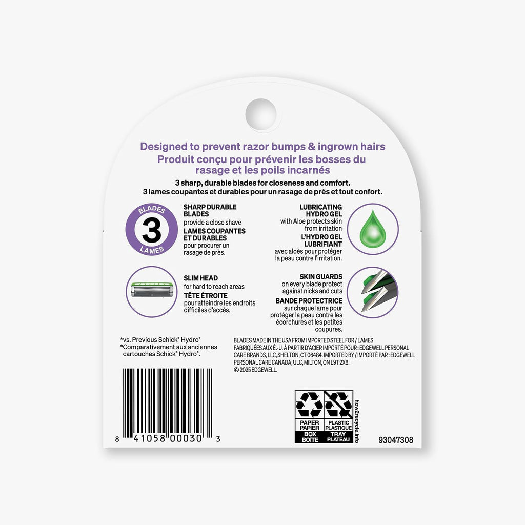 Schick Maquinillas de afeitar Hydro Ultra Sensitive de 3 cuchillas...
