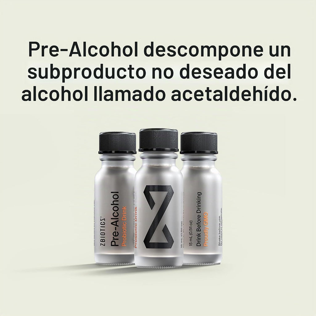 ZBiotics Siéntete mejor después de beber, despierta renovado, respa...
