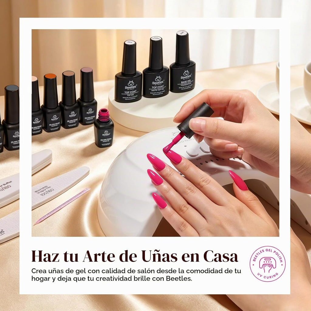 beetles \u201CVerse of Roses\u201D - 20 esmaltes en gel permanentes...