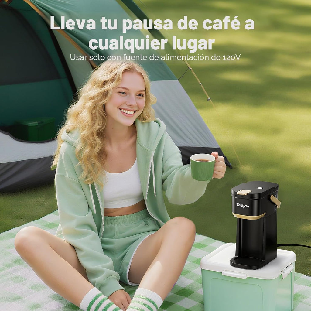 Tastyle Cafetera de Una Sola Porción de Una Taza, para Cápsulas K y...
