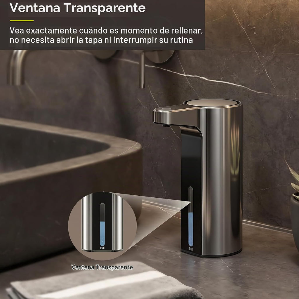 EKO Aroma - Dispensador automático de jabón líquido de 9 onzas líqu...